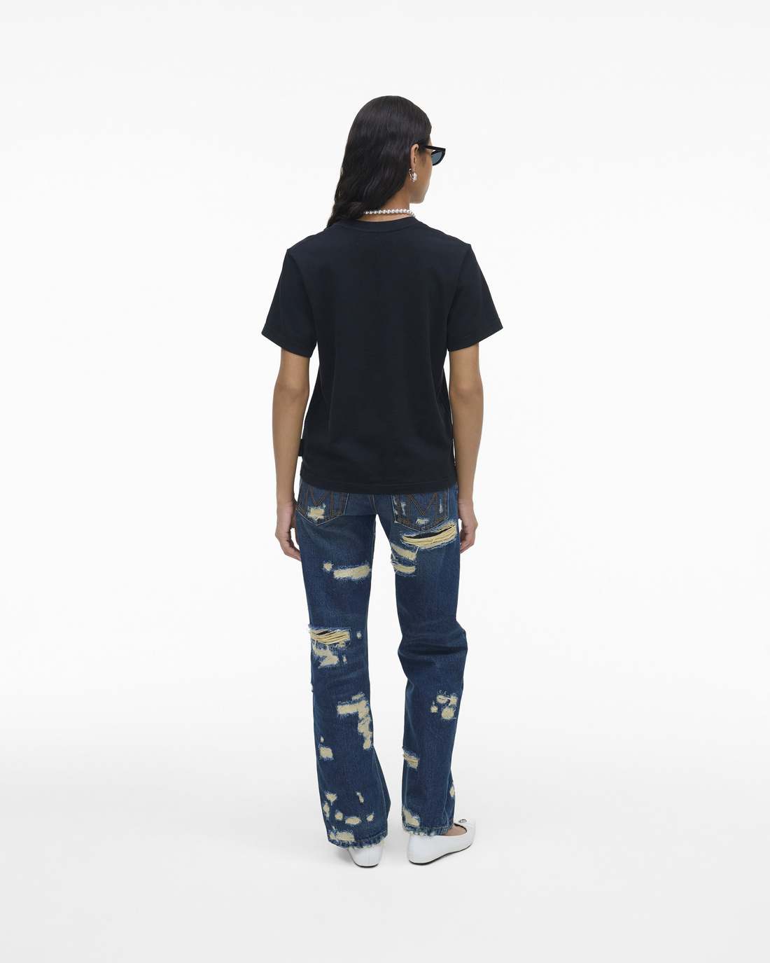 The Logo Baby Tee Black | Marc Jacobs Online