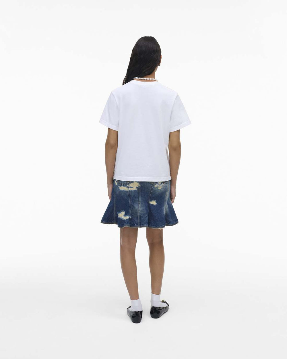 The Logo Baby Tee White | Marc Jacobs Outlet