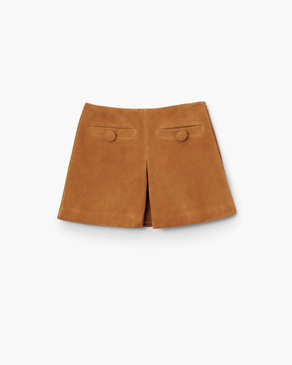 Suede Box Pleat Mini Skirt Copper | Marc Jacobs cheap