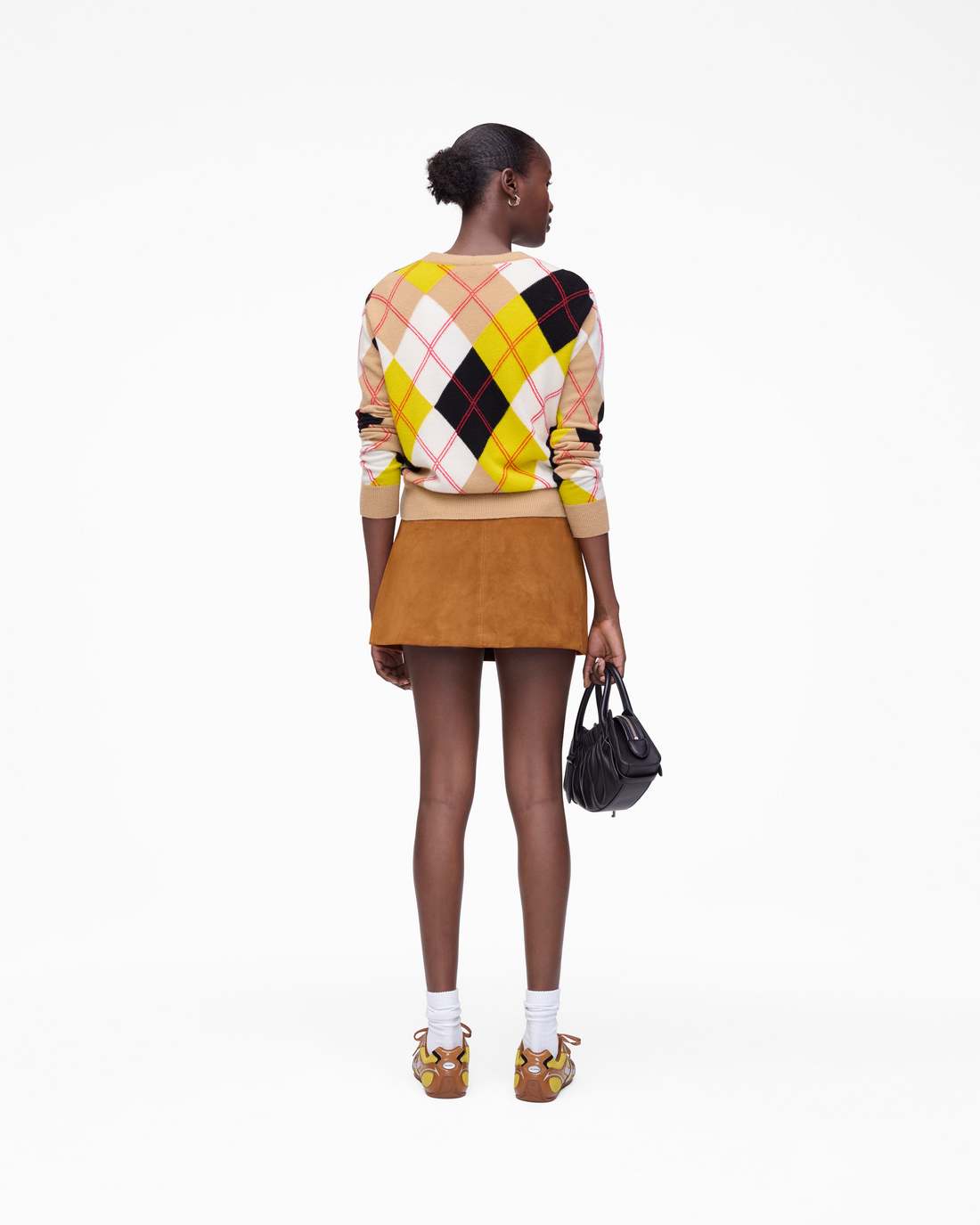 Suede Box Pleat Mini Skirt Copper | Marc Jacobs cheap
