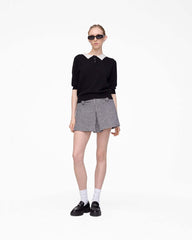 Gingham Tweed Mini Skirt Black Multi | Marc Jacobs sale