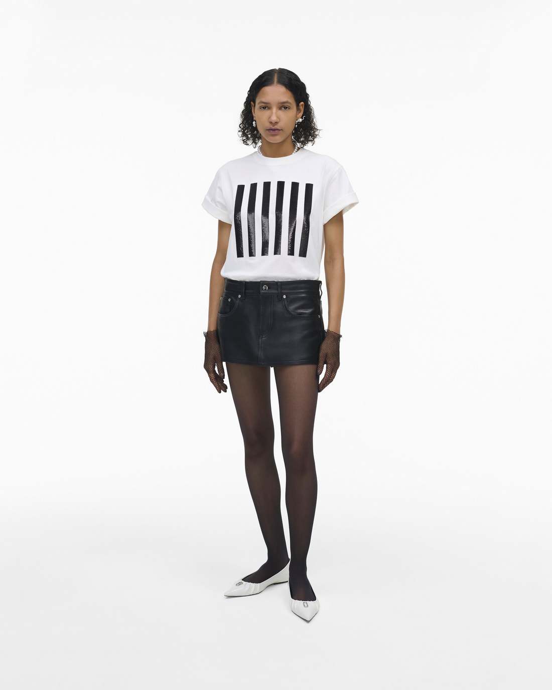 The Leather Skort Black | Marc Jacobs Outlet