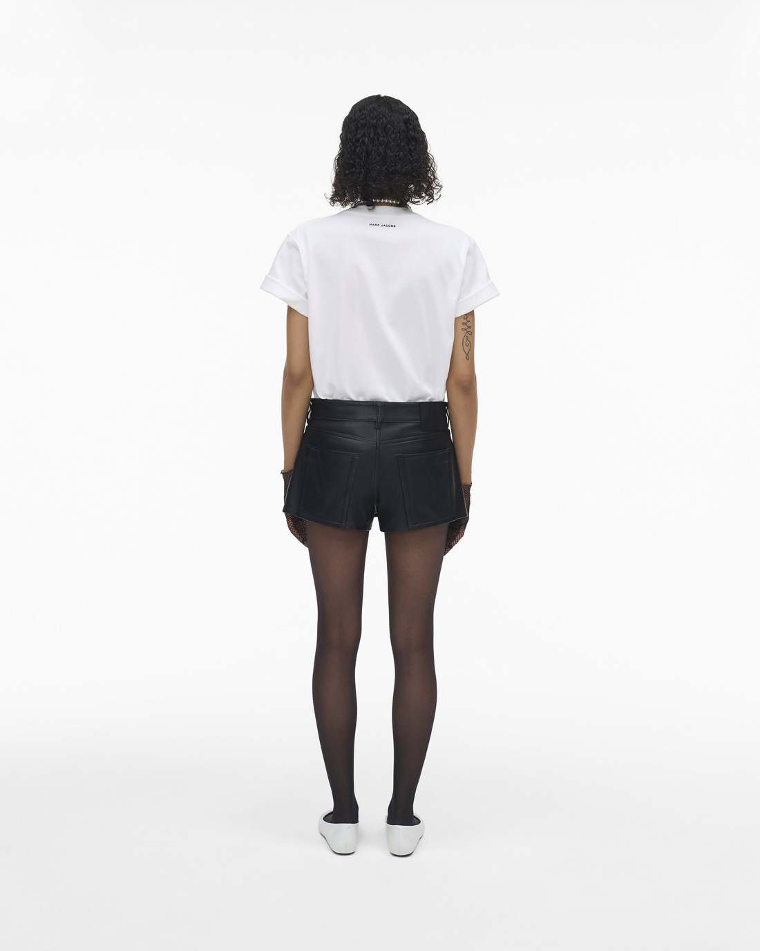 The Leather Skort Black | Marc Jacobs Outlet