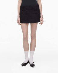 Tweed Mini Skirt Black | Marc Jacobs on sale