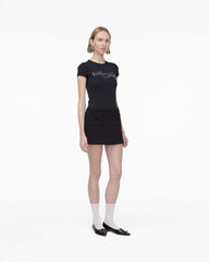 Tweed Mini Skirt Black | Marc Jacobs on sale