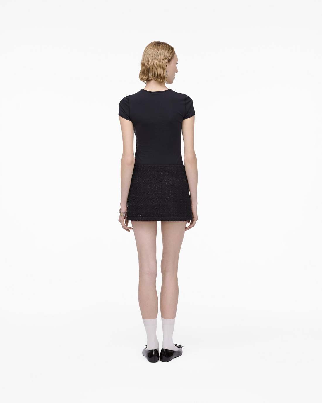 Tweed Mini Skirt Black | Marc Jacobs on sale