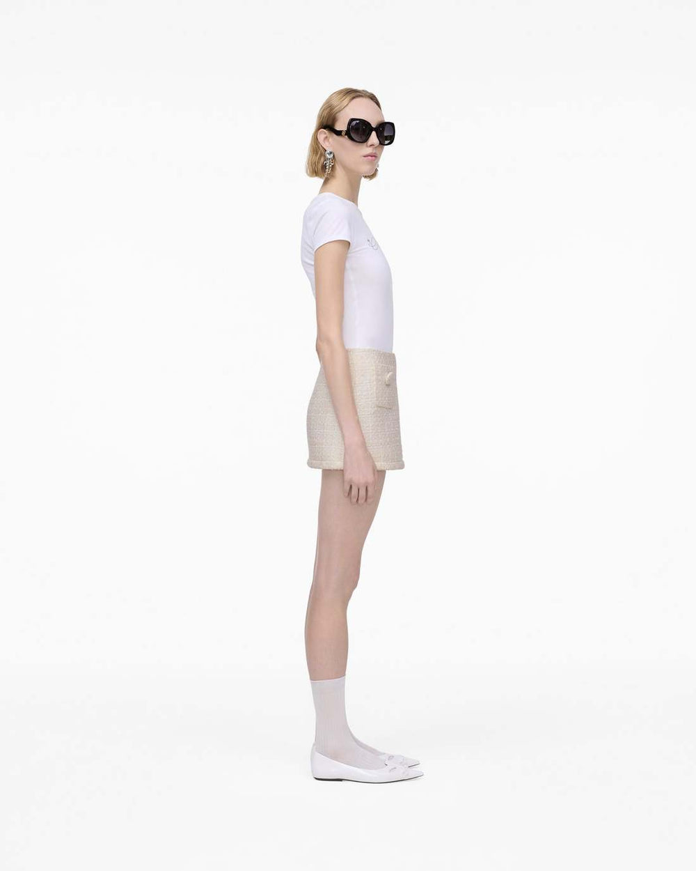 Tweed Mini Skirt Ivory | Marc Jacobs cheap