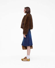 Teddy Cropped Jacket Ebony | Marc Jacobs Outlet