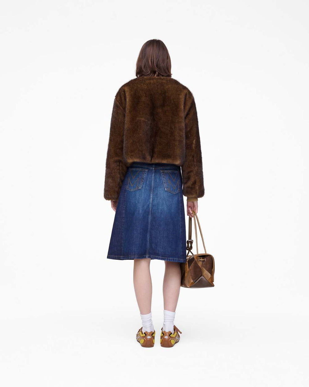 Teddy Cropped Jacket Ebony | Marc Jacobs Outlet