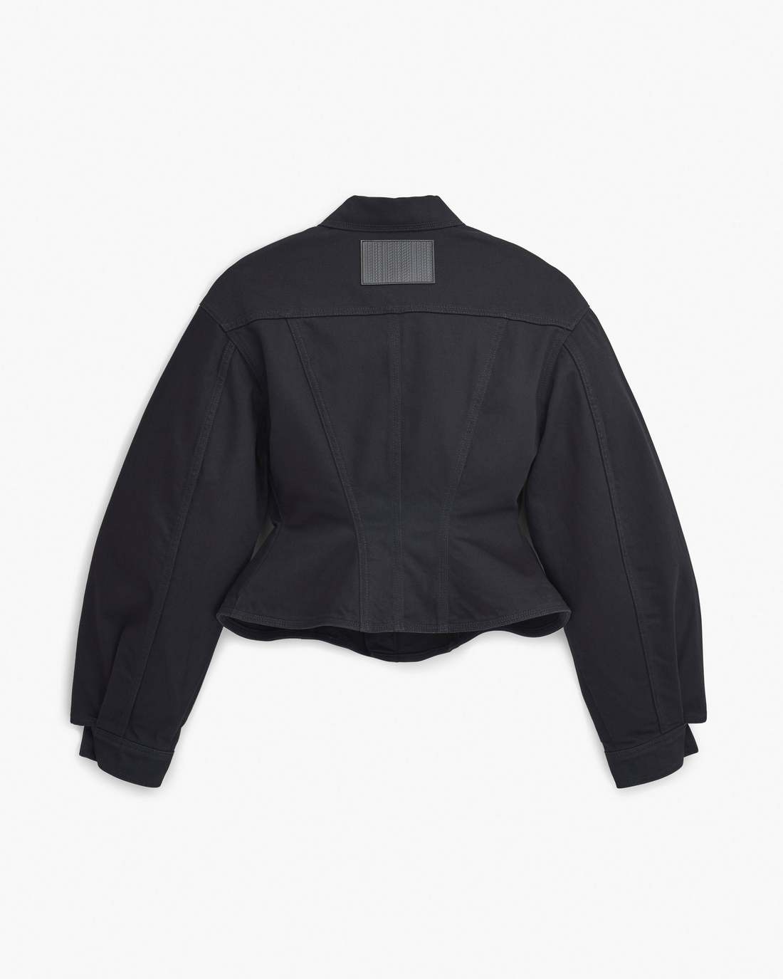 The Fluted Denim Jacket Black | Marc Jacobs discount