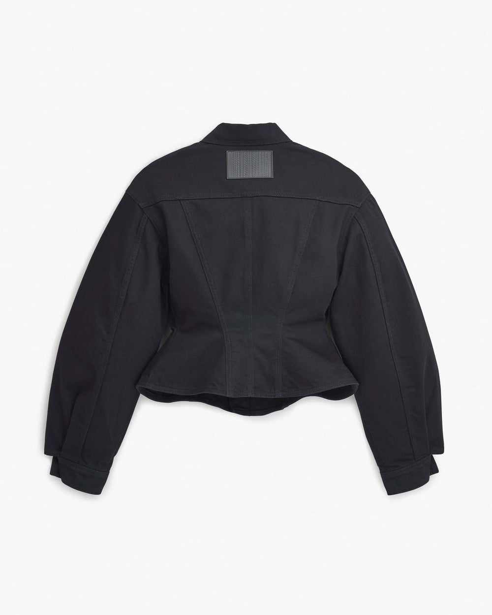 The Fluted Denim Jacket Black | Marc Jacobs discount