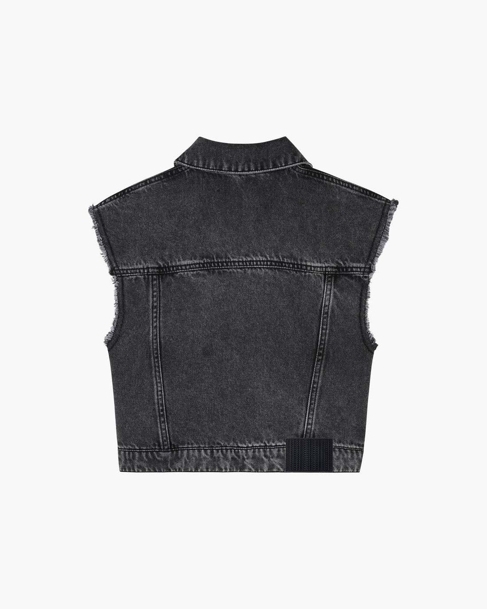 The Crystal Daisy Denim Vest Black | Marc Jacobs discount