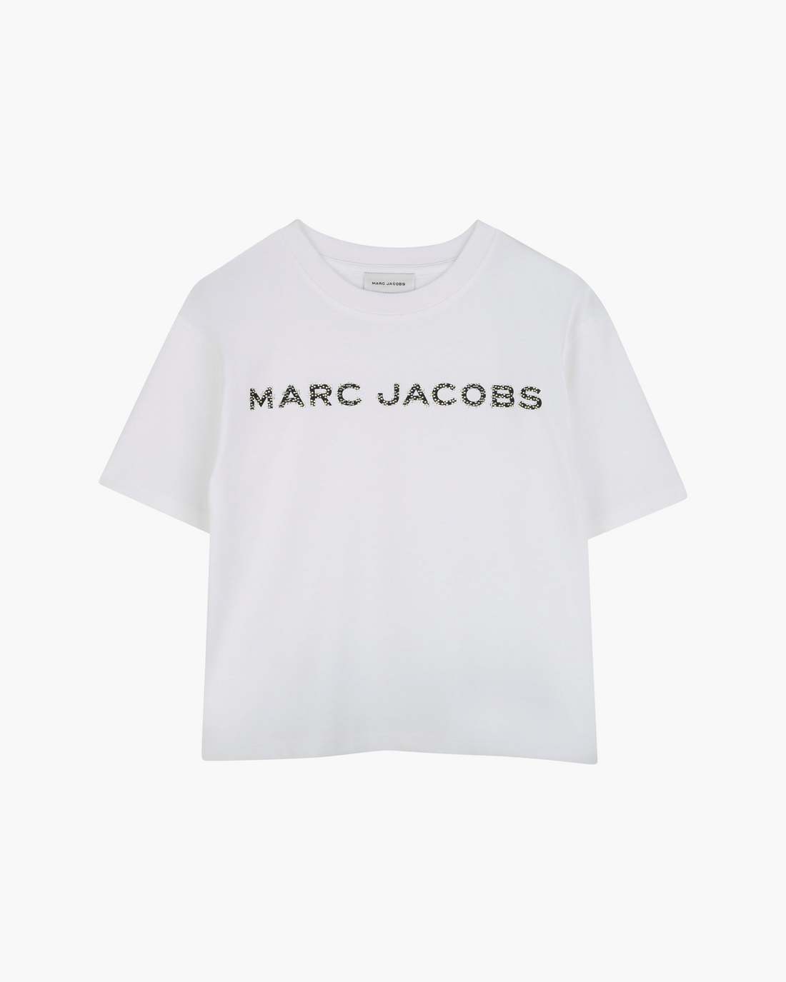 The Crystal Daisy Logo Tee White | Marc Jacobs Online