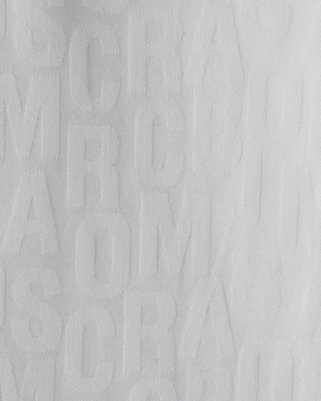 The Jumbled Monogram Logo Short Sleeve Shirt White | Marc Jacobs Outlet