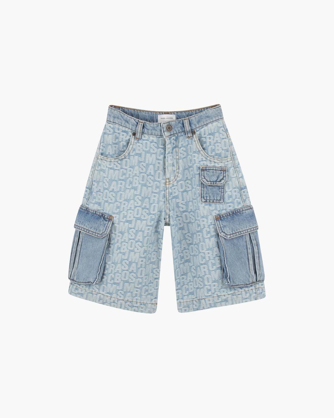 The Jumbled Logo Bermuda Short Blue | Marc Jacobs on sale