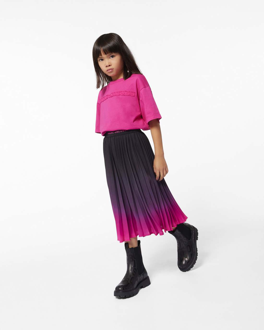 The Ombre Skirt Black/Pink | Marc Jacobs cheap